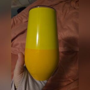 Yellow and Orange Tumbler